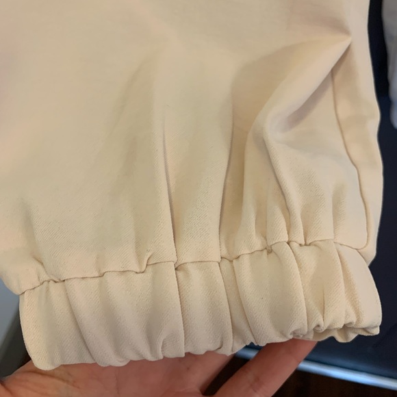 Entro Cream Jogger Style Pants - Picture 7 of 8